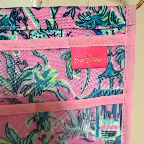 Lilly Pulitzer Pink and Blue Hanging Organizer - Picture 2 of 4